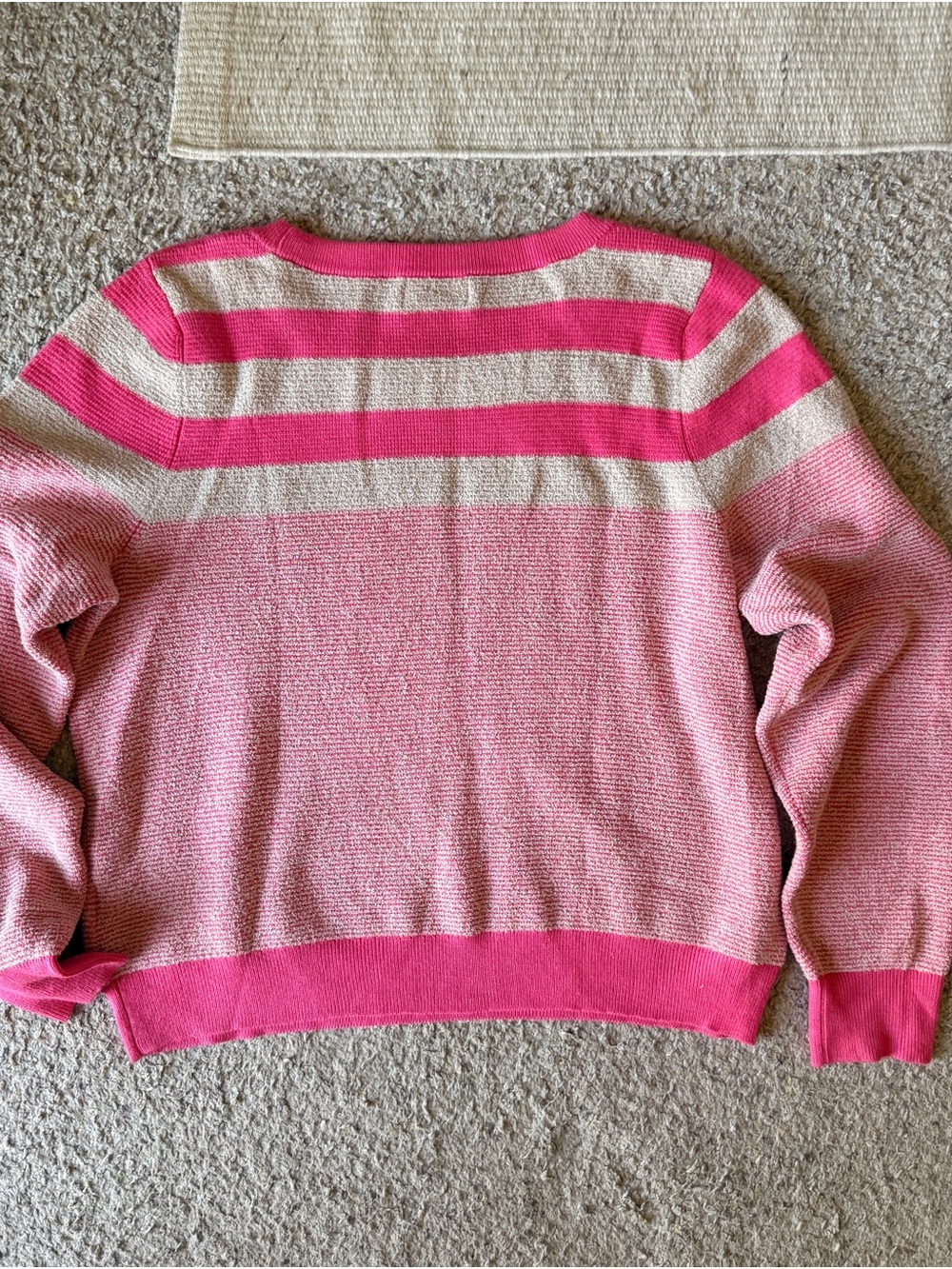 Pink Striped sweater by Maeve - Picture 4 of 7